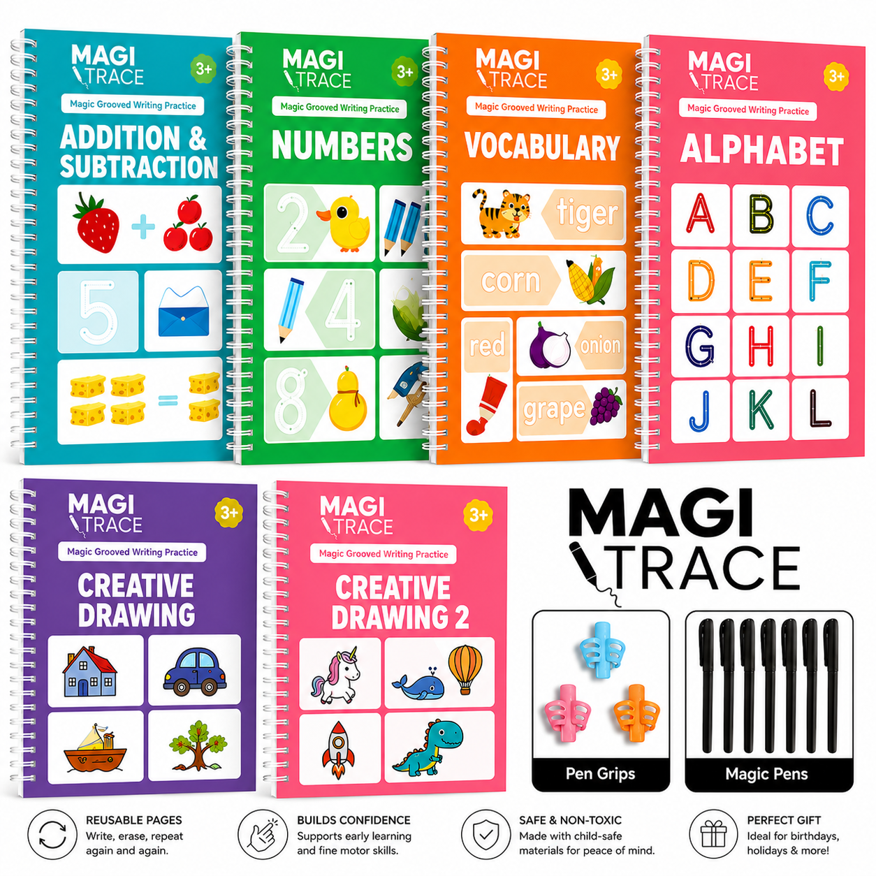 MagiTrace® Magic Grooved Writing Practice